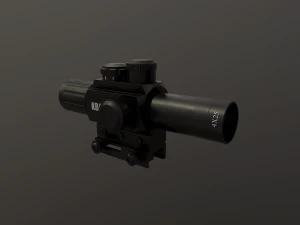 m6 4 x 25 sniper scope 3D Model