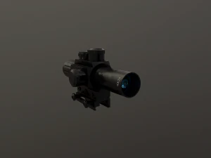 m6 4 x 25 sniper scope 3D Model