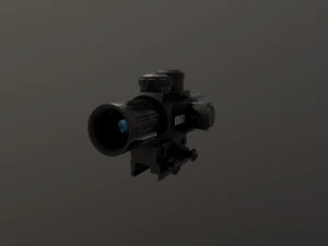 m6 4 x 25 sniper scope 3D Model