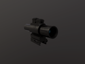 m6 4 x 25 sniper scope 3D Model