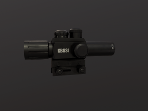 m6 4 x 25 sniper scope 3D Model