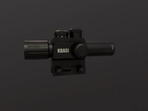m6 4 x 25 sniper scope 3D Model