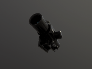 m6 4 x 25 sniper scope 3D Model