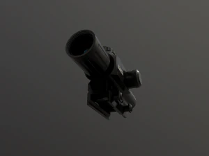 m6 4 x 25 sniper scope 3D Model