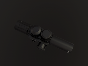 m6 4 x 25 sniper scope 3D Model