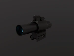 m6 4 x 25 sniper scope 3D Model