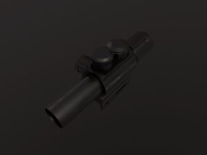 m6 4 x 25 sniper scope 3D Model