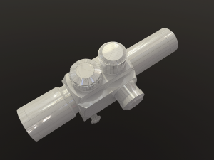 m6 4 x 25 sniper scope 3D Model