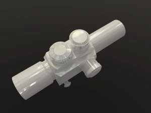m6 4 x 25 sniper scope 3D Model