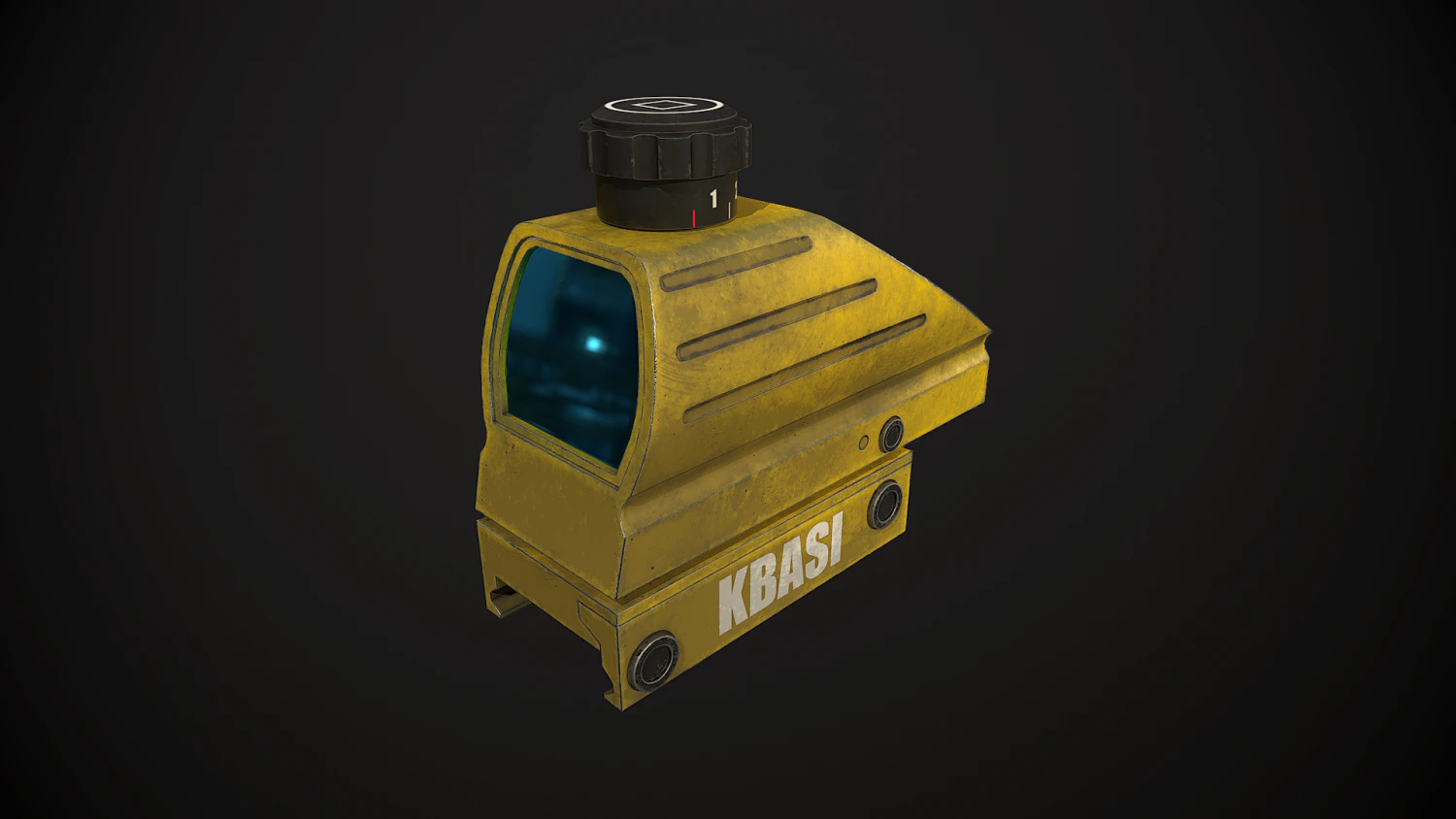 tactical scope 3D Model .c4d .max .obj .3ds .fbx .stl .blend 