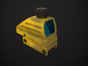 tactical scope 3D 모델