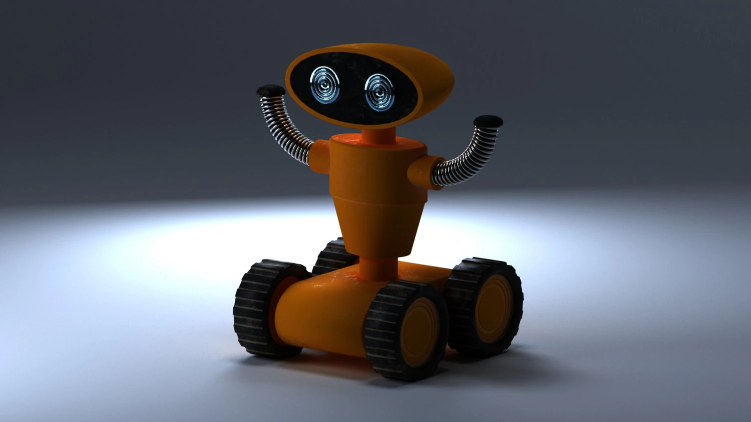 robot 3D Model .c4d .max .obj .3ds .fbx .stl .blend 