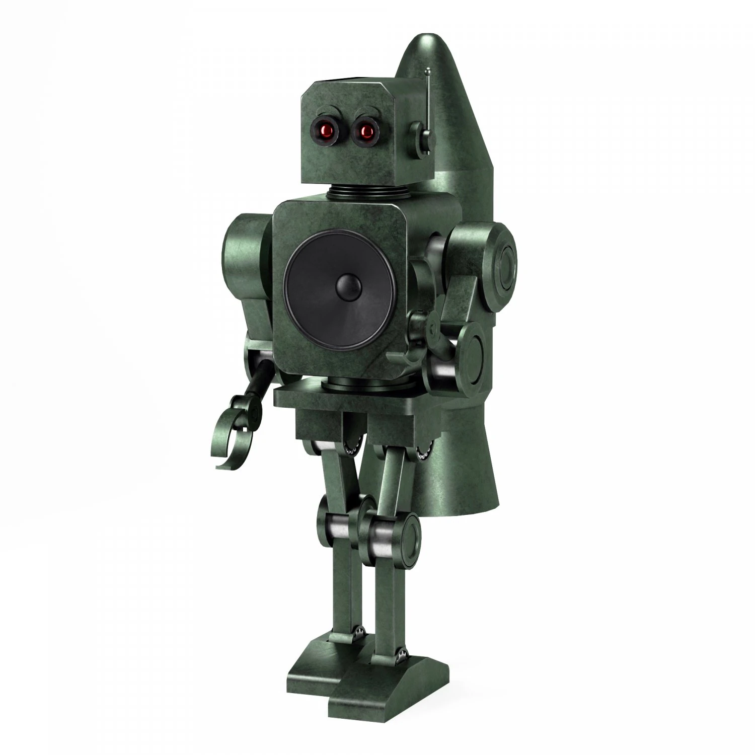 vintage robot 3D Model .c4d .max .obj .3ds .fbx .stl .blend 