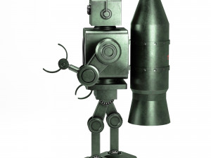 vintage robot 3D 模型