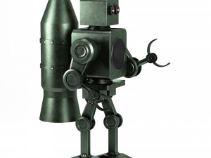 vintage robot 3D 模型