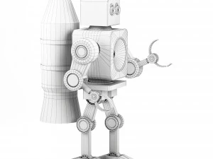 vintage robot 3D Model