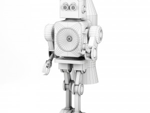 vintage robot 3D 模型
