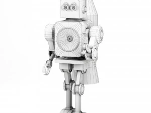 vintage robot 3D Model