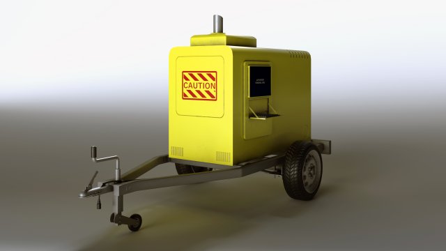 trailer 3Dモデル .c4d .max .obj .3ds .fbx .stl .blend 
