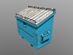 trash can Modelo 3D