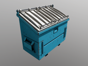 trash can Modelo 3D
