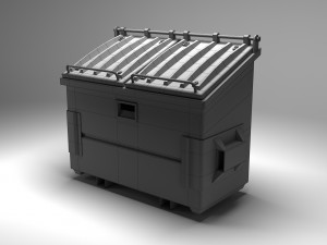 trash can Modelo 3D