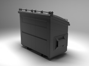 trash can Modelo 3D