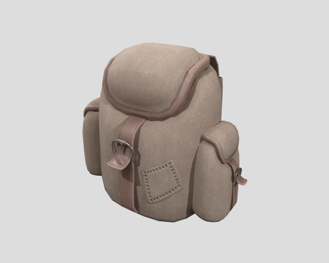 backpack Modèle 3D .c4d .max .obj .3ds .fbx .stl .blend 