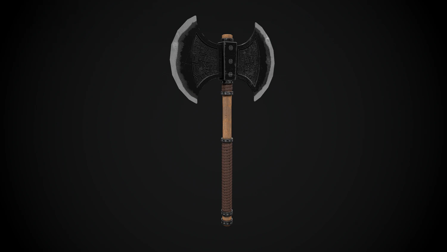viking ax 3D Model .c4d .max .obj .3ds .fbx .stl .blend 