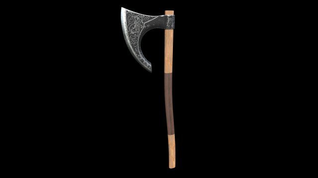 viking ax Model 3D .c4d .max .obj .3ds .fbx .stl .blend 