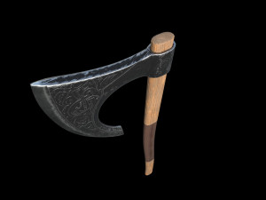 viking ax Model 3D