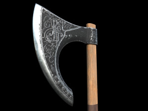 viking ax Model 3D