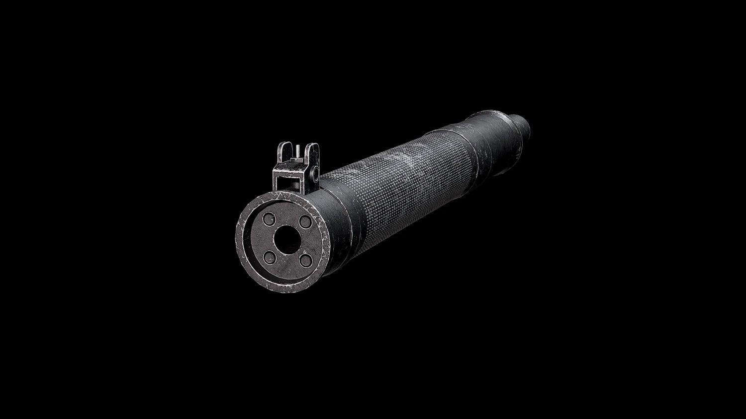 rifle barrel-vintorez 3D Model .c4d .max .obj .3ds .fbx .stl .blend 