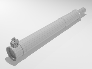 rifle barrel-vintorez 3D Model