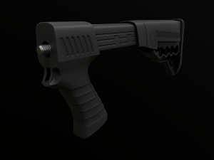 target tactical stock 3D 모델