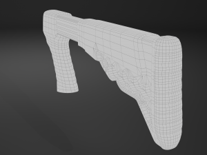target tactical stock 3D Model