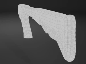 target tactical stock 3D Model