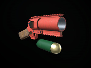 cyma-40mm grenade launcher Modèle 3D