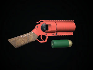 cyma-40mm grenade launcher 3D Model