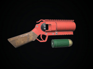 cyma-40mm grenade launcher Modèle 3D