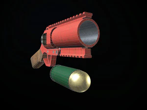 cyma-40mm grenade launcher 3D Model