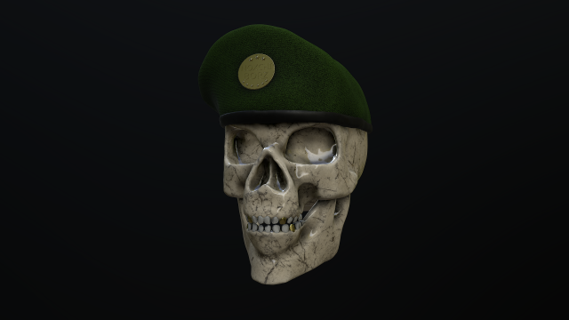 skull special forces chechenia Modello 3D .c4d .max .obj .3ds .fbx .stl .blend 