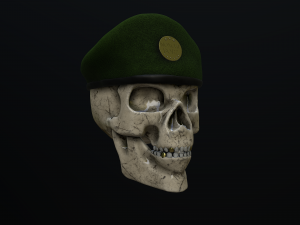 skull special forces chechenia Modello 3D