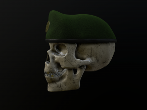 skull special forces chechenia Modello 3D