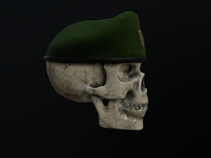 skull special forces chechenia Modello 3D