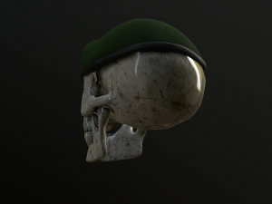 skull special forces chechenia Modello 3D