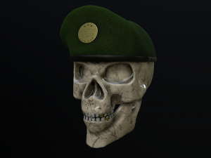skull special forces chechenia Modello 3D