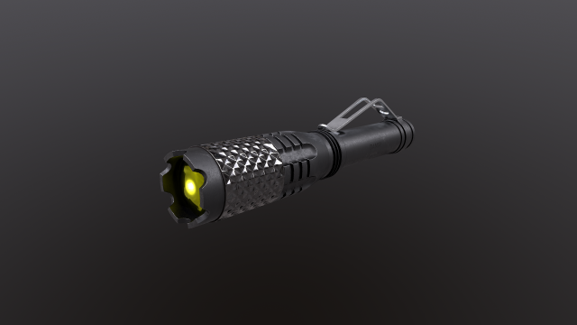 flashlight Low poly 3D Model