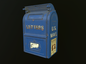mailbox us 3D Model