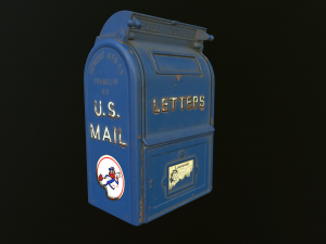 mailbox us 3D 모델